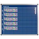Klassen-Plantafel,  8 Stunden Mo-Fr, für 30 Klassen, 103x137 cm, 